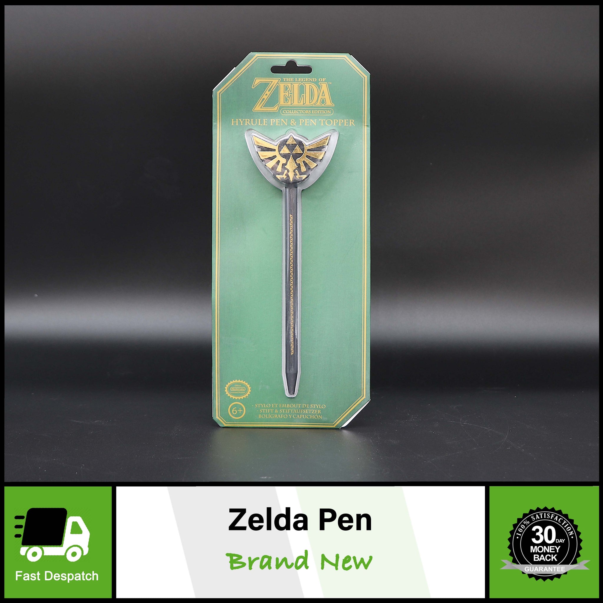 Hyrule Pen With Topper | The Legend Of Zelda | Collectors Edition