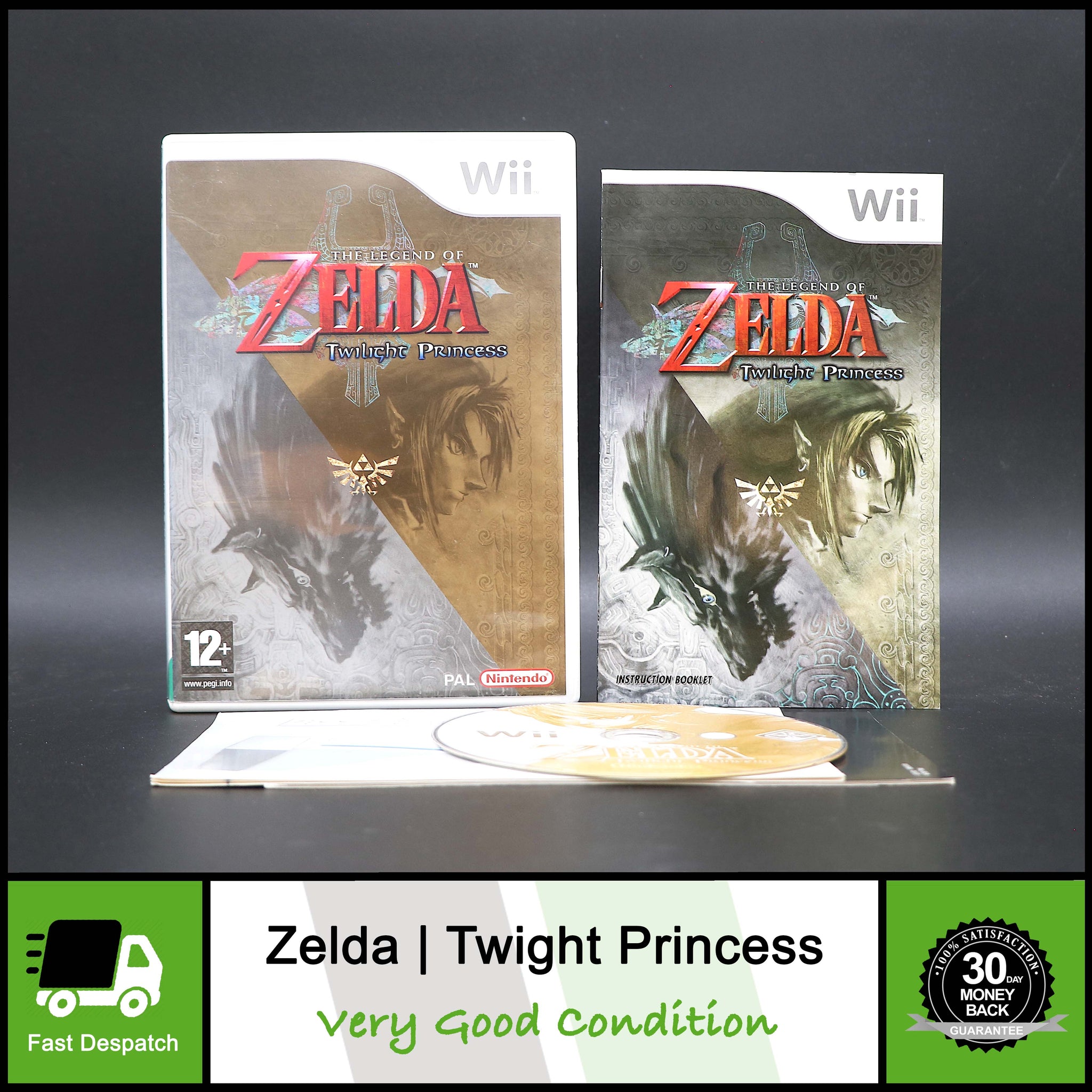 The Legend of Zelda | Twilight Princess | Nintendo WII Game | Very Good