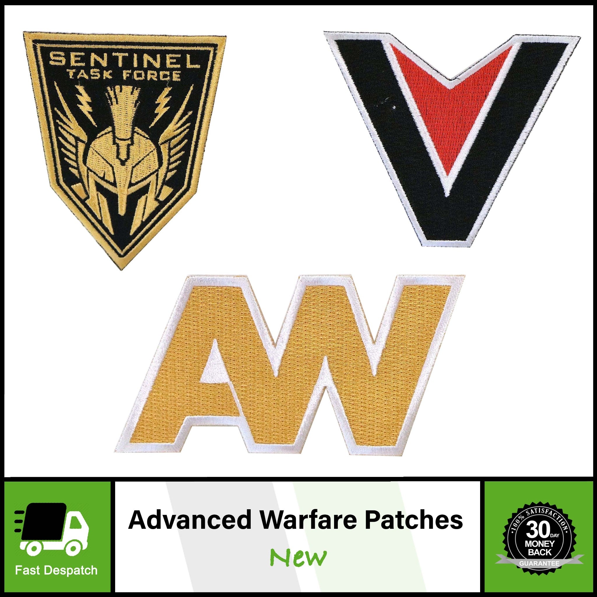 Call of Duty COD Advanced Warfare Atlas Sentinel Embroidered Airsoft Patches