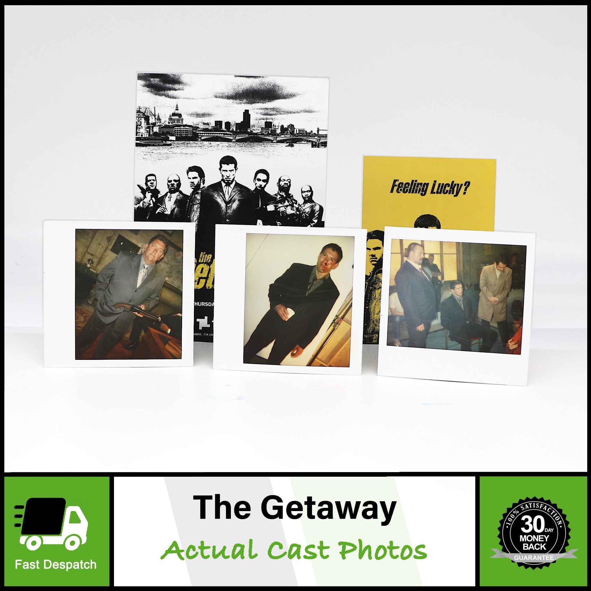 The Getaway | Rare 'Behind The Scenes' Promo Cast Photos | From Sony PS2 Game