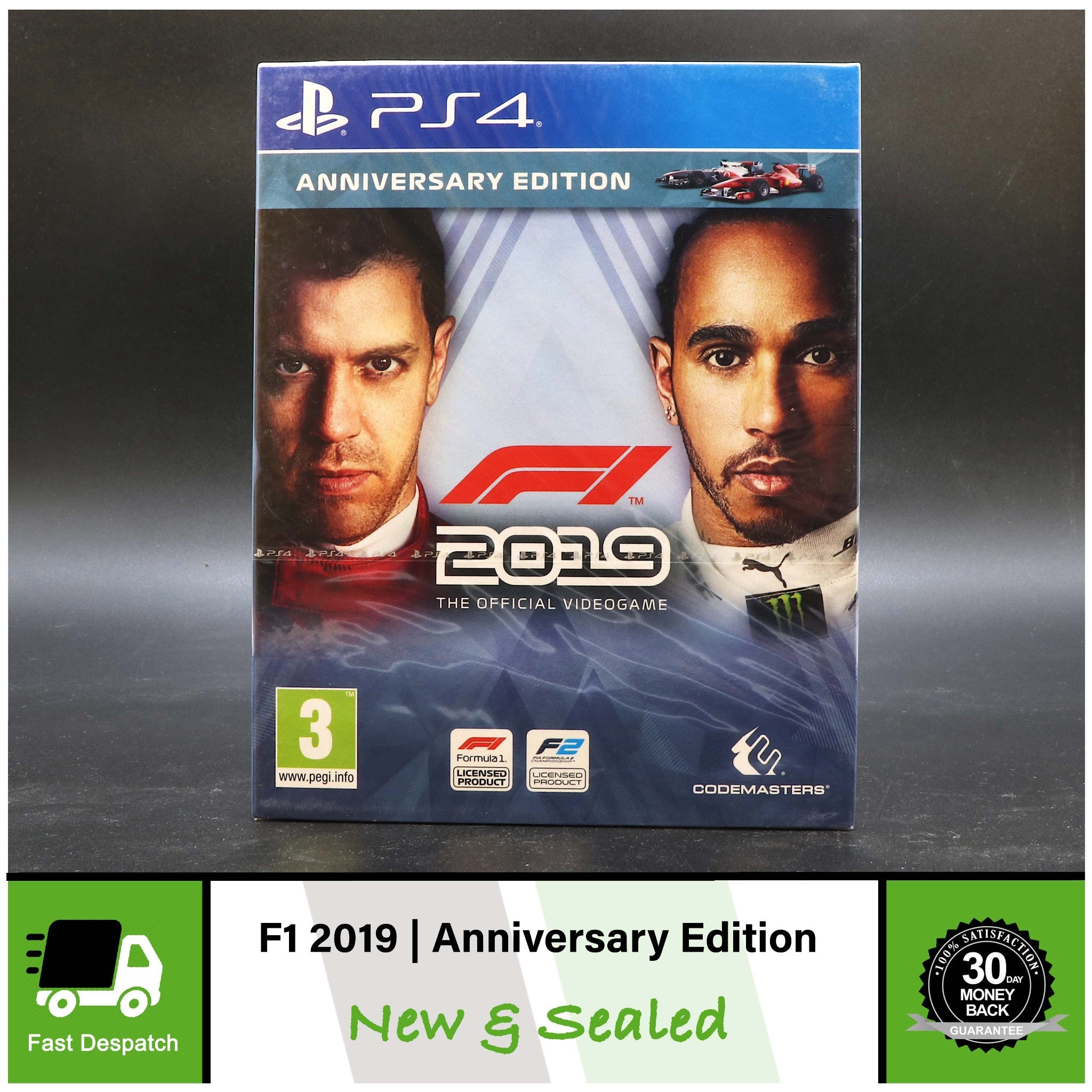 F1 2019 Formula One | Anniversary Edition | Sony PS4 Game | New & Sealed