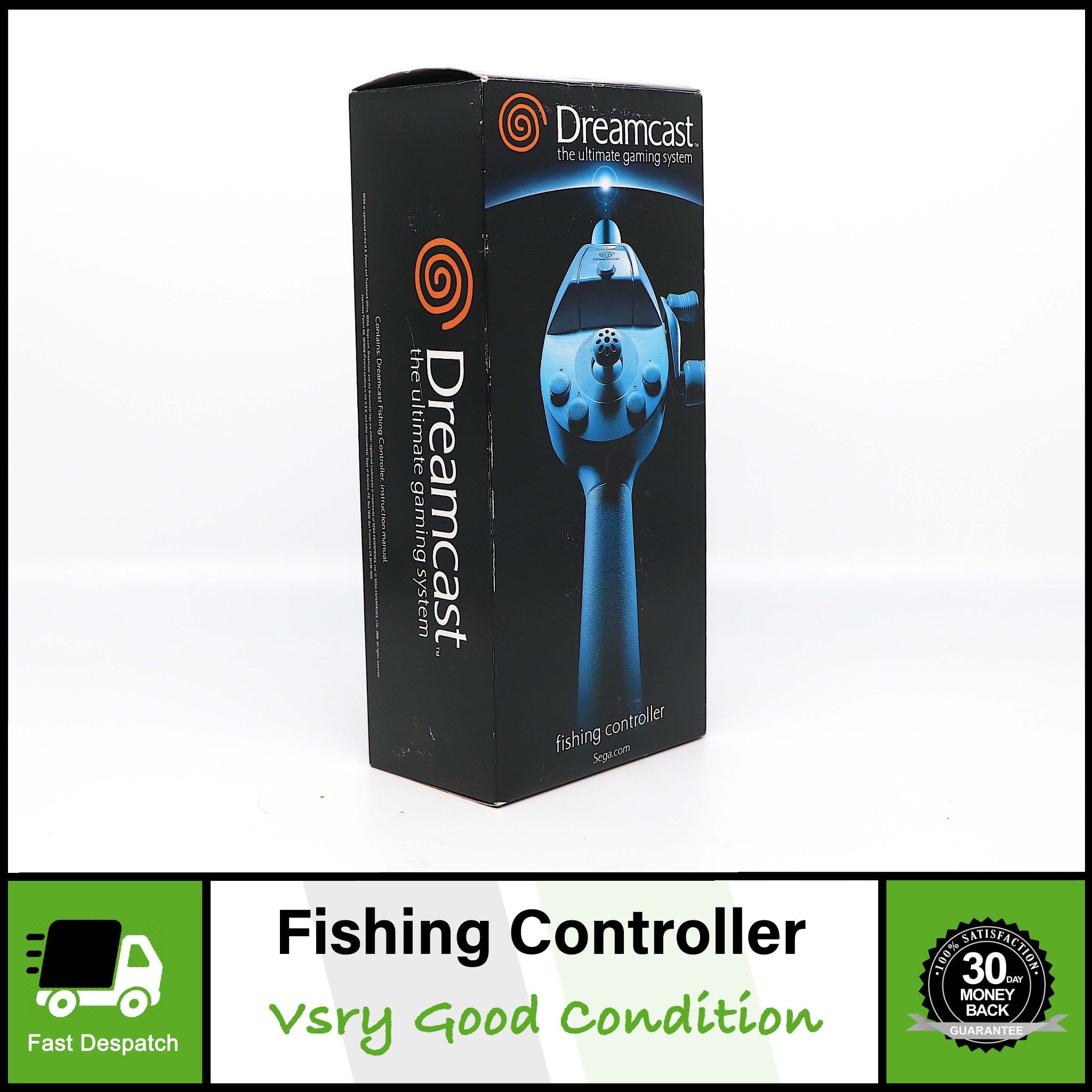 Fishing Rod Controller MK-50156, Official Genuine Sega Dreamcast