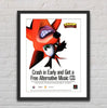 A2 Poster & Promo Music CD Given With Pre-Orders Of The Crash Bandicoot PS1 Game