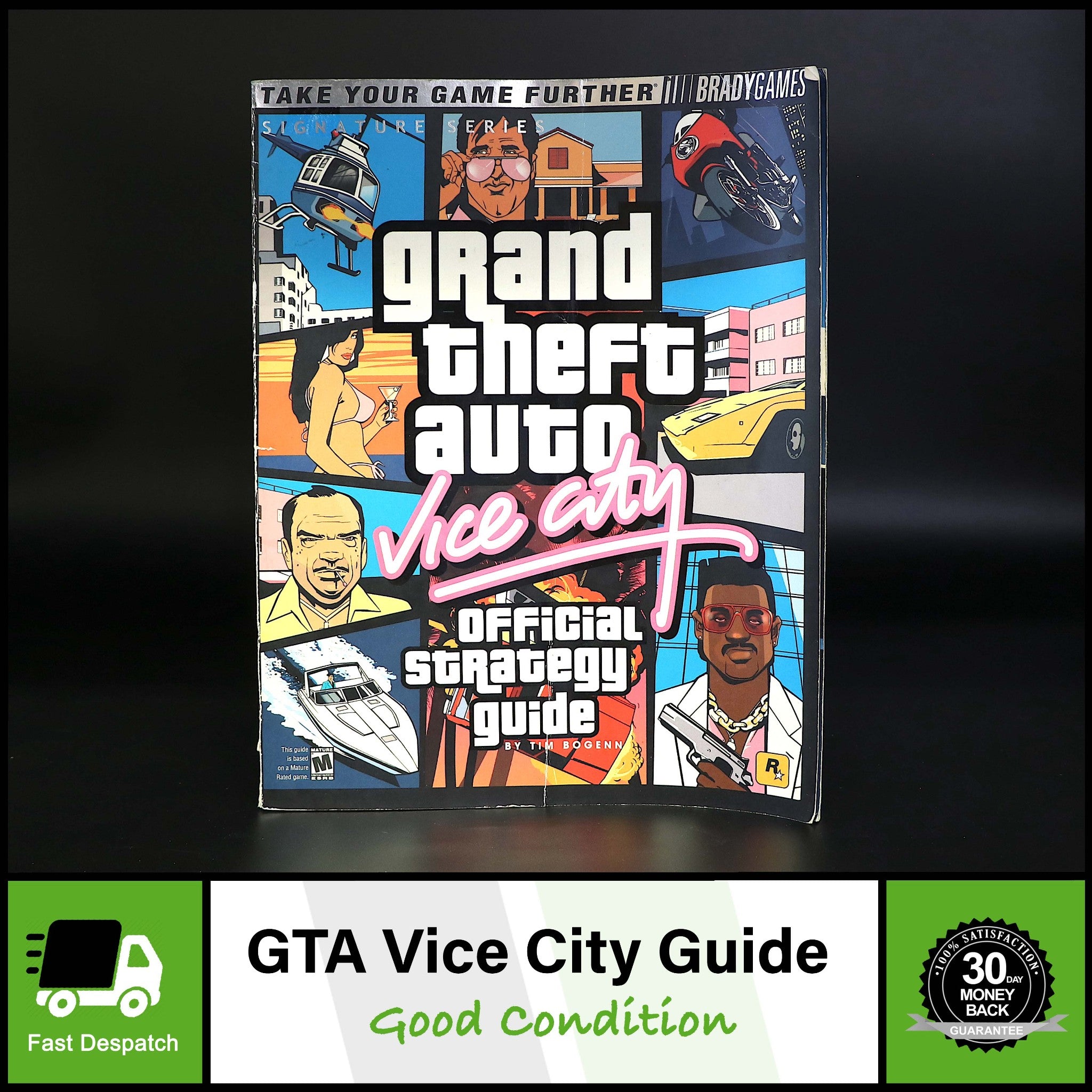 Grand Theft Auto GTA Vice City | Complete Official BradyGames Strategy Guide