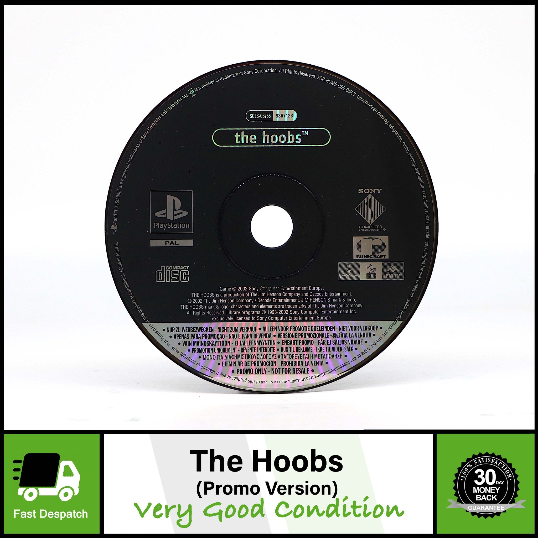 The Hoobs | Sony PS1 PlayStation Game | Promo Version | Very Good Condition