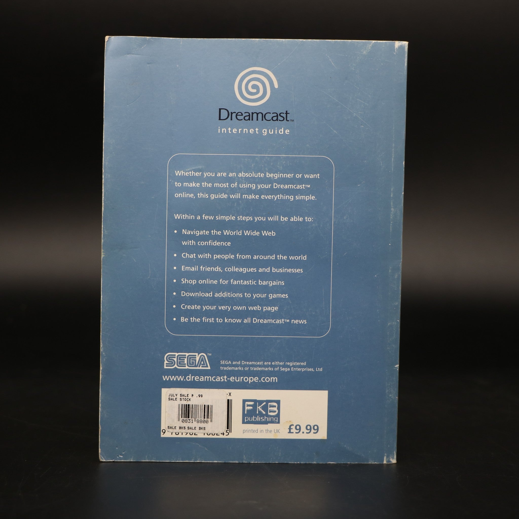 Internet Guide SEGA 1999 | Rare Retro Promo Dreamcast | In Very Good Condition