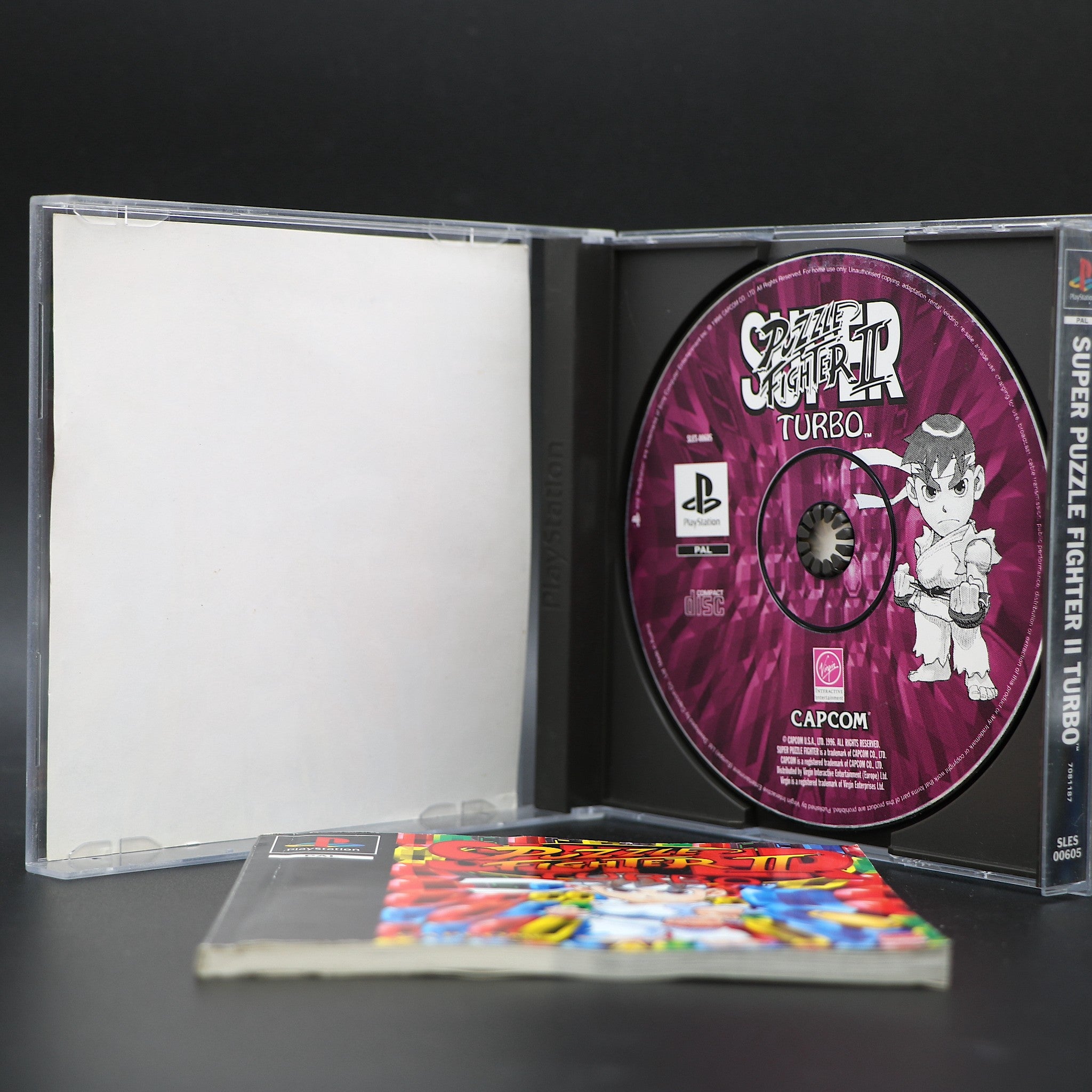 Super Puzzle Fighter II Turbo | Sony PSONE PS1 Game | Very Good Condition
