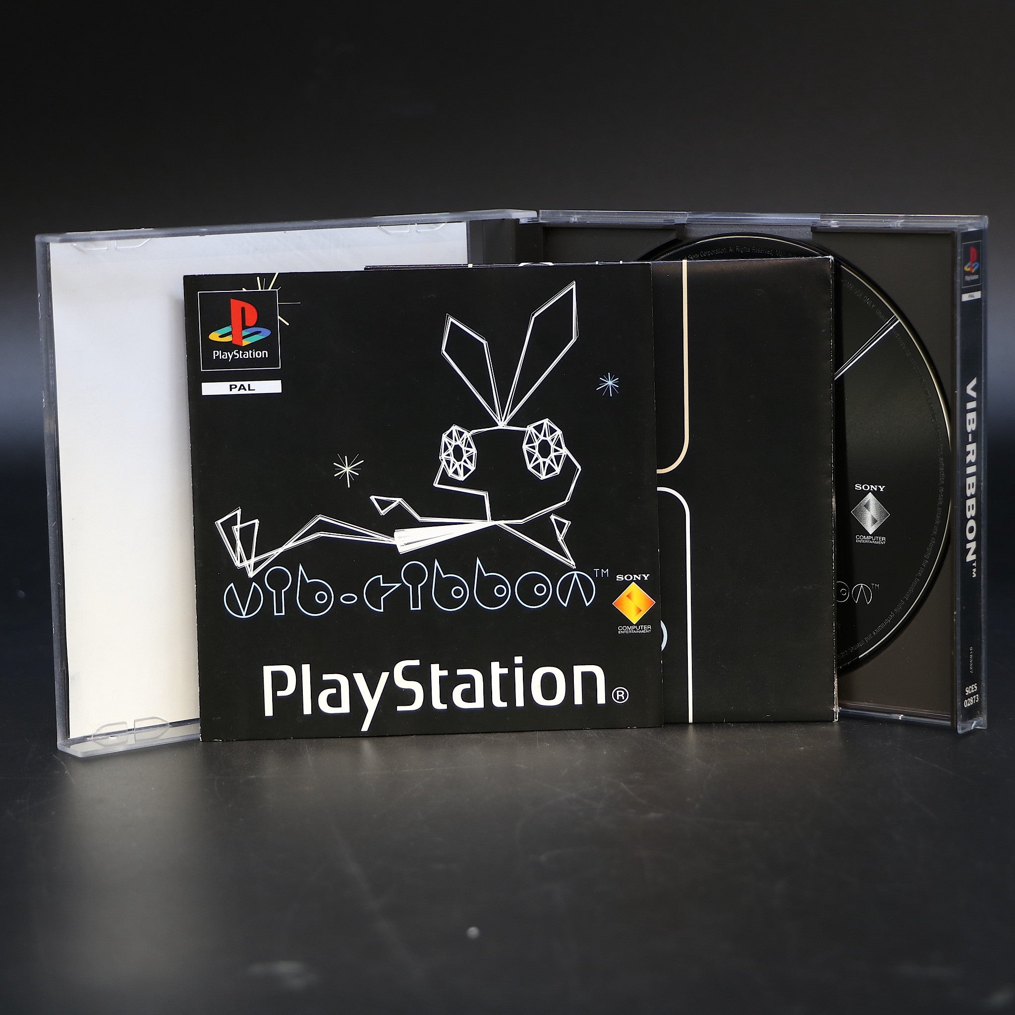 Vib Ribbon With Poster | Sony Playstation PS1 Game | Collectable Condition!