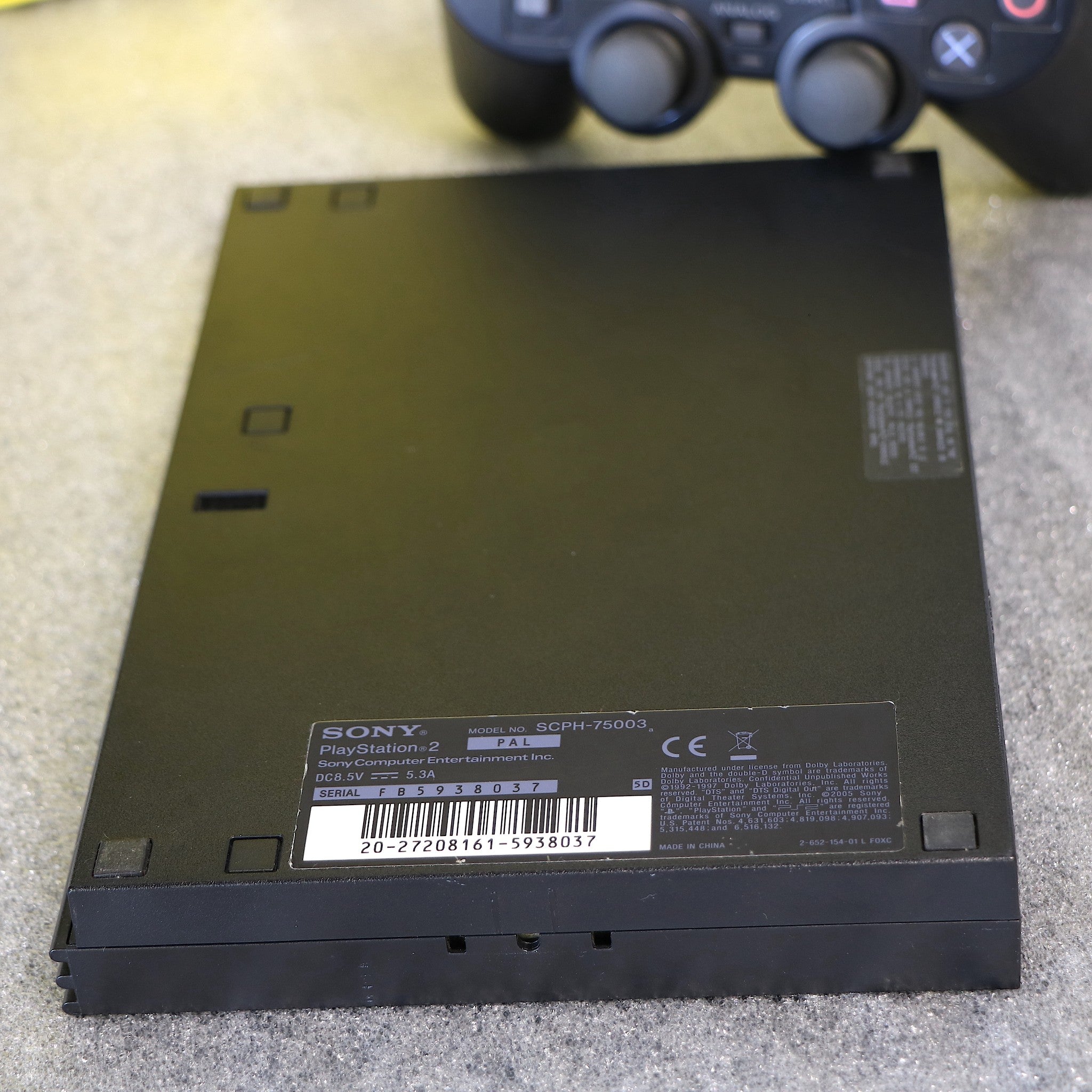 Sony Slim PS2 Console With Extra Pad, Memory Card And 20 Game Cds