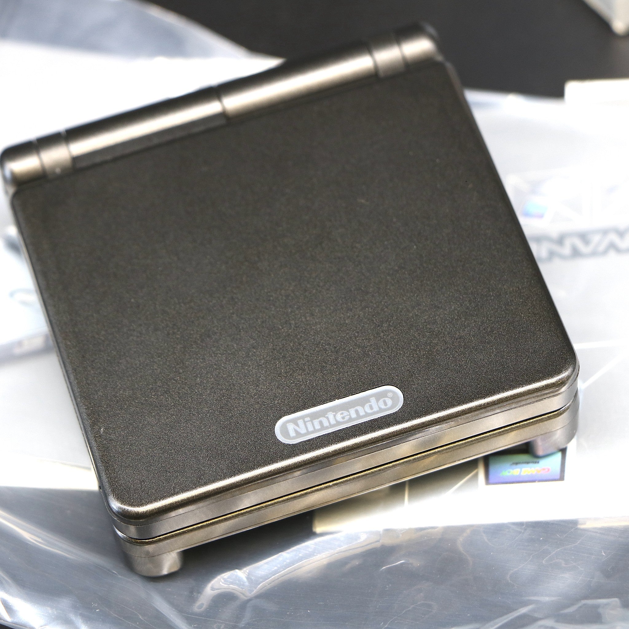 Black Nintendo Gameboy SP Advance | Portable Handheld Console | Mint & Boxed