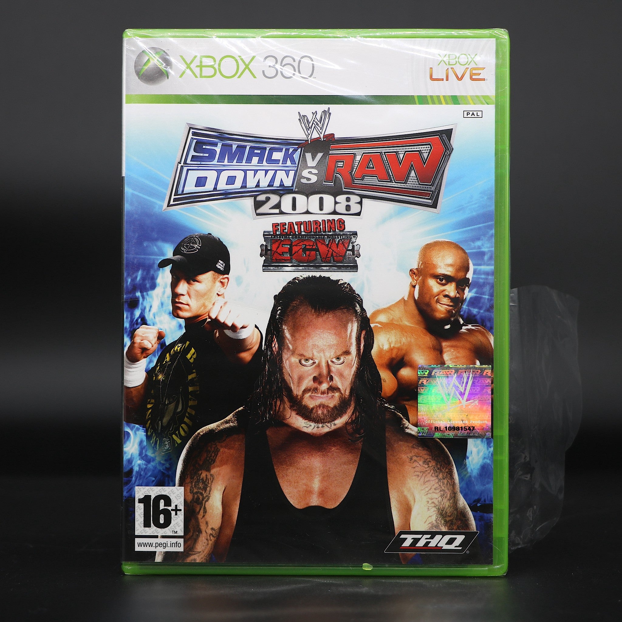 WWE Smackdown VS Raw 2008 | Wrestling | Microsoft Xbox 360 Game | New Torn Seal