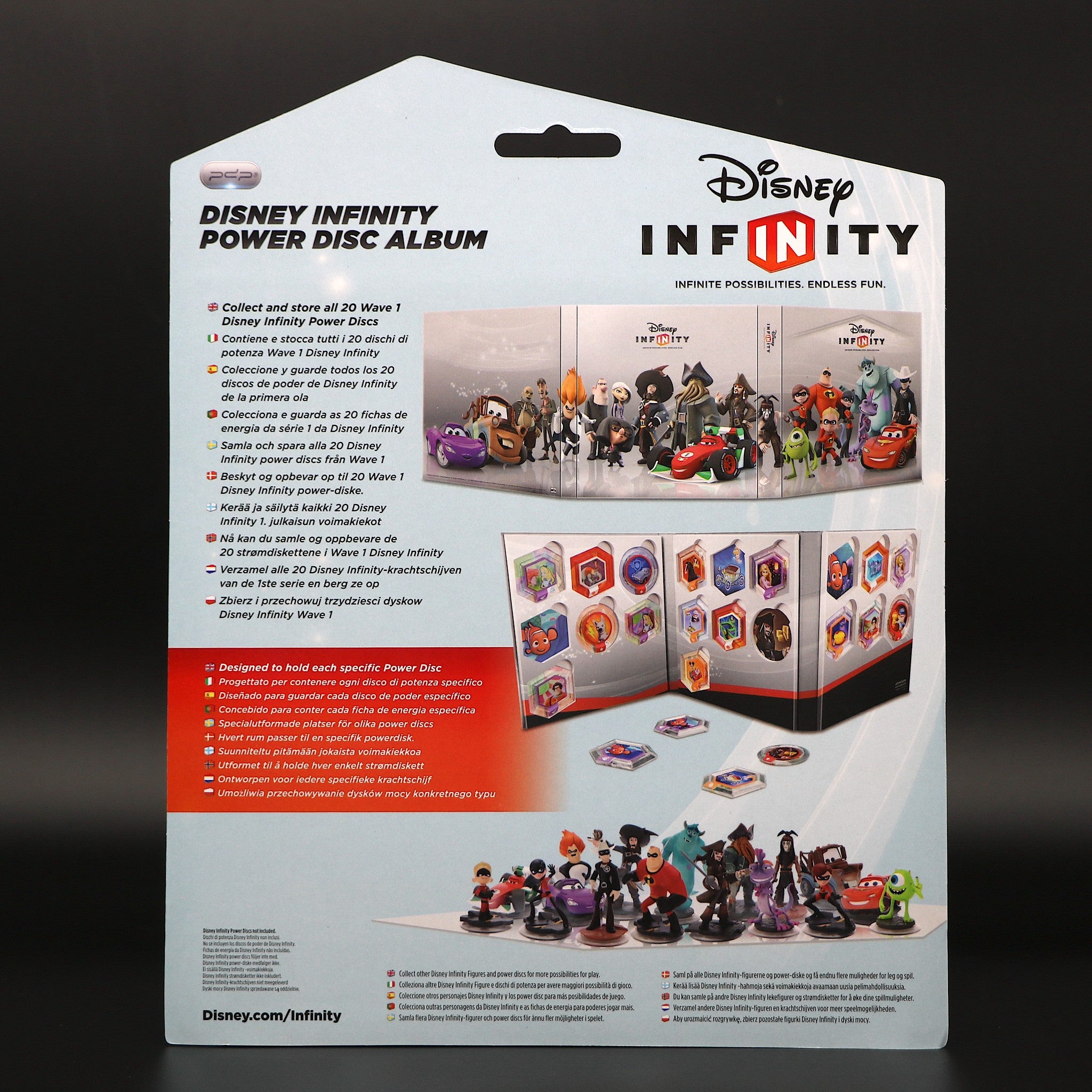 Disney Infinity Album Folder Holder for Power Up Discs Pods | Wave 1 | New