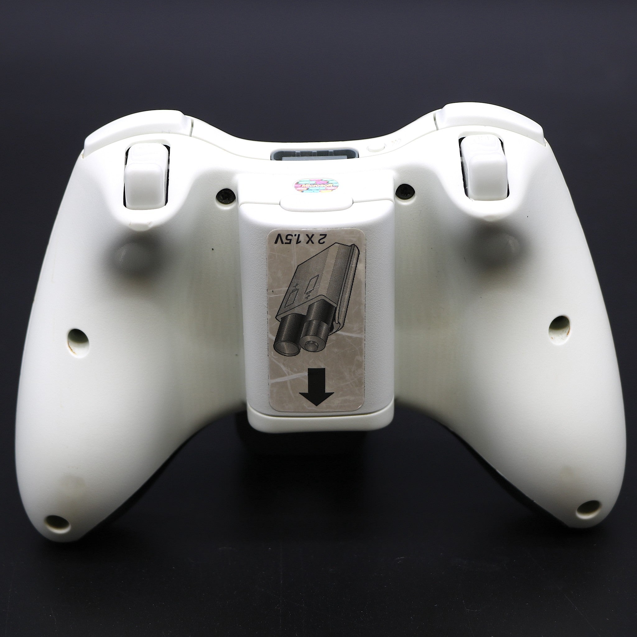 Official Genuine White Xbox 360 Wireless Controller Pad With Battery Pack