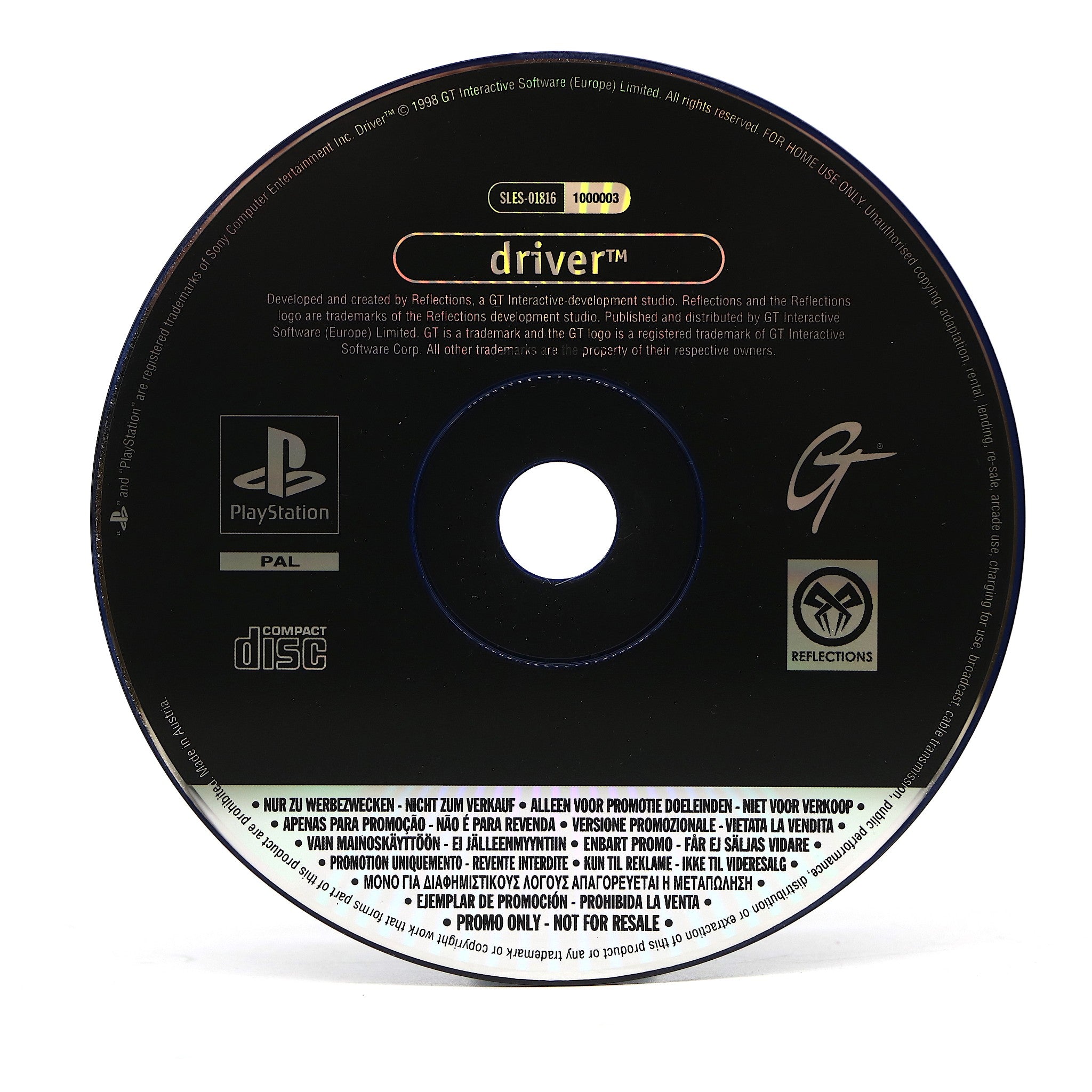 Driver | Sony PS1 PSOne PlayStation Game | Promo Version | Very Good Condition