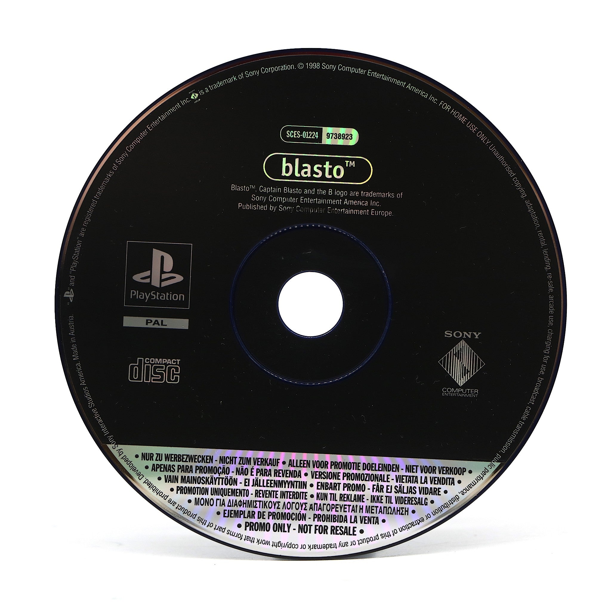 Blasto | Sony PS1 Game | Promo Version | Very Good Condition!