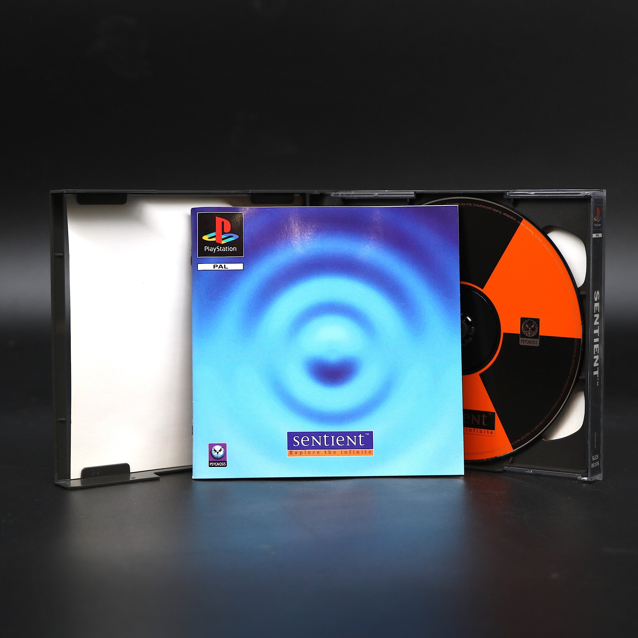 Sentient | Explore The Infinite | Sony PS1 PSOne Game | Collectable Condition!