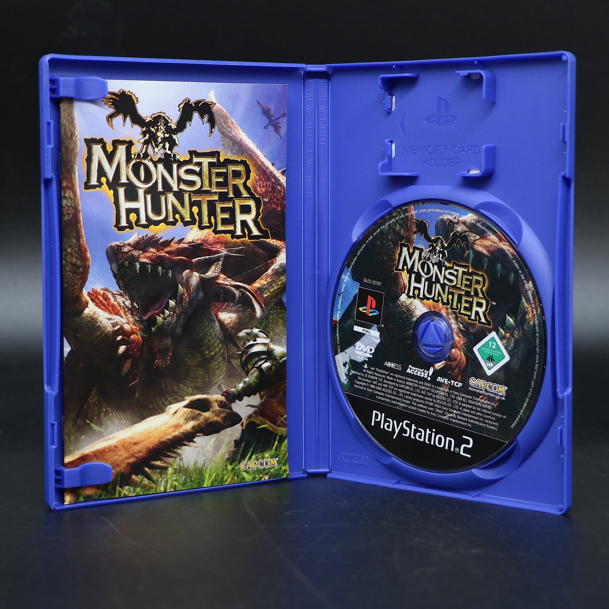  Monster Hunter PS2 Replacement Game Case Box Cover Art Work Only