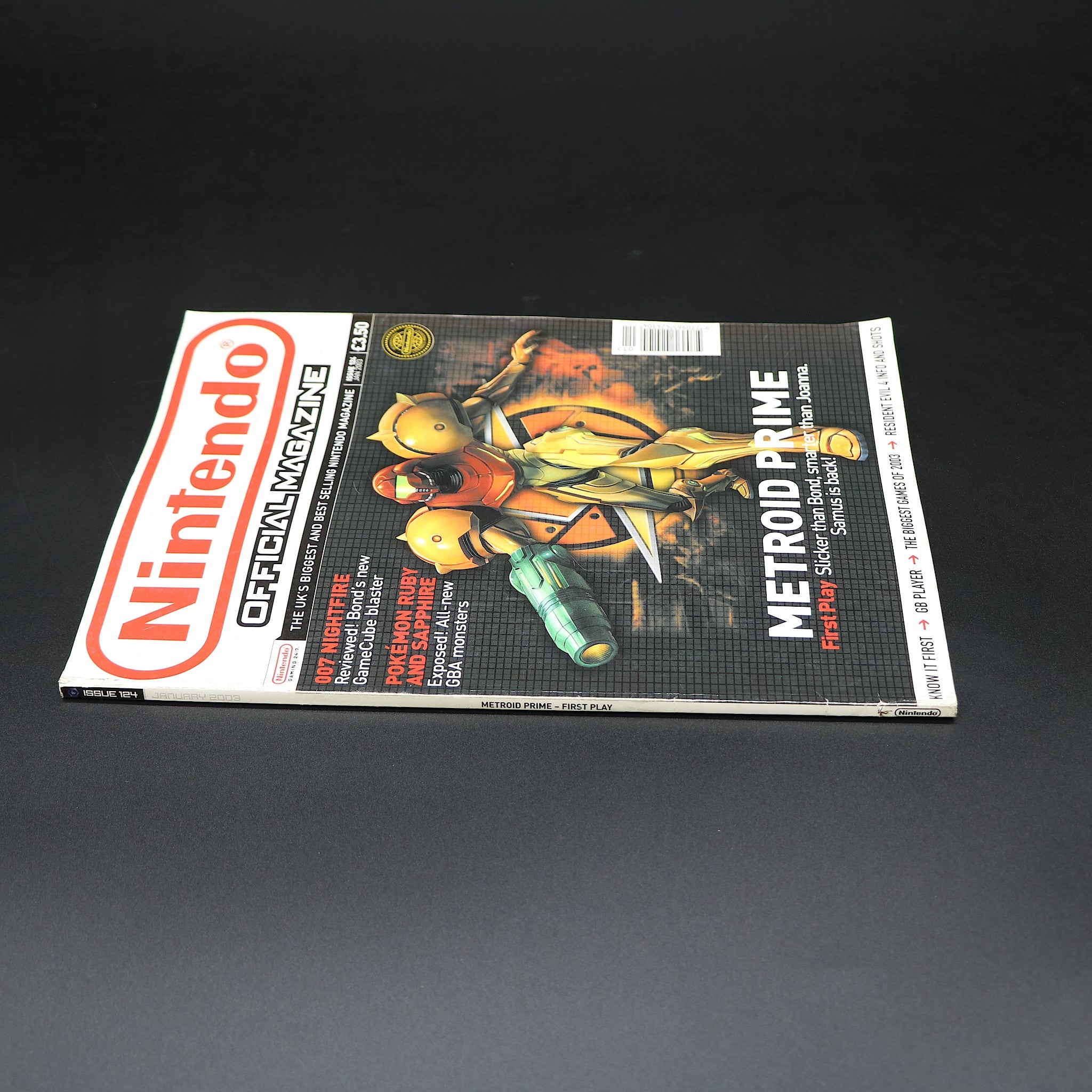 Official Nintendo Magazine NOM UK | Issue 124 Jan 2003 | Metroid Prime