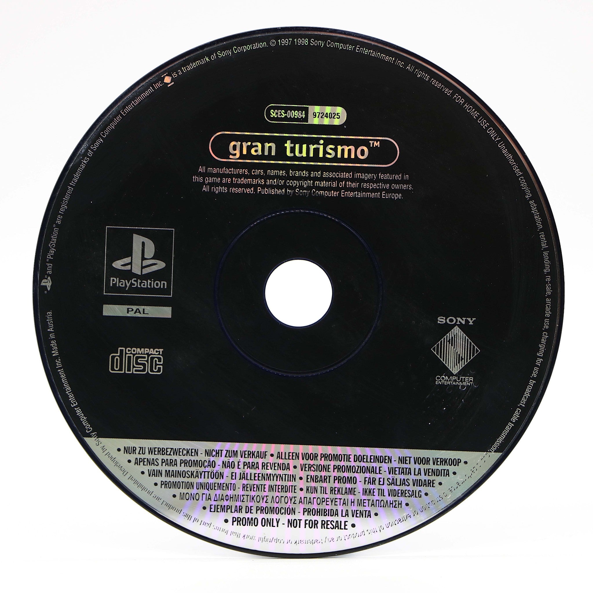 Gran Turismo | Sony PSONE PS1 Game | Promo Version | Collectable Condition