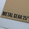 Metal Gear Solid 25th Anniversary Original (LARGE) Embossed Poster | 51.5x72.5cm