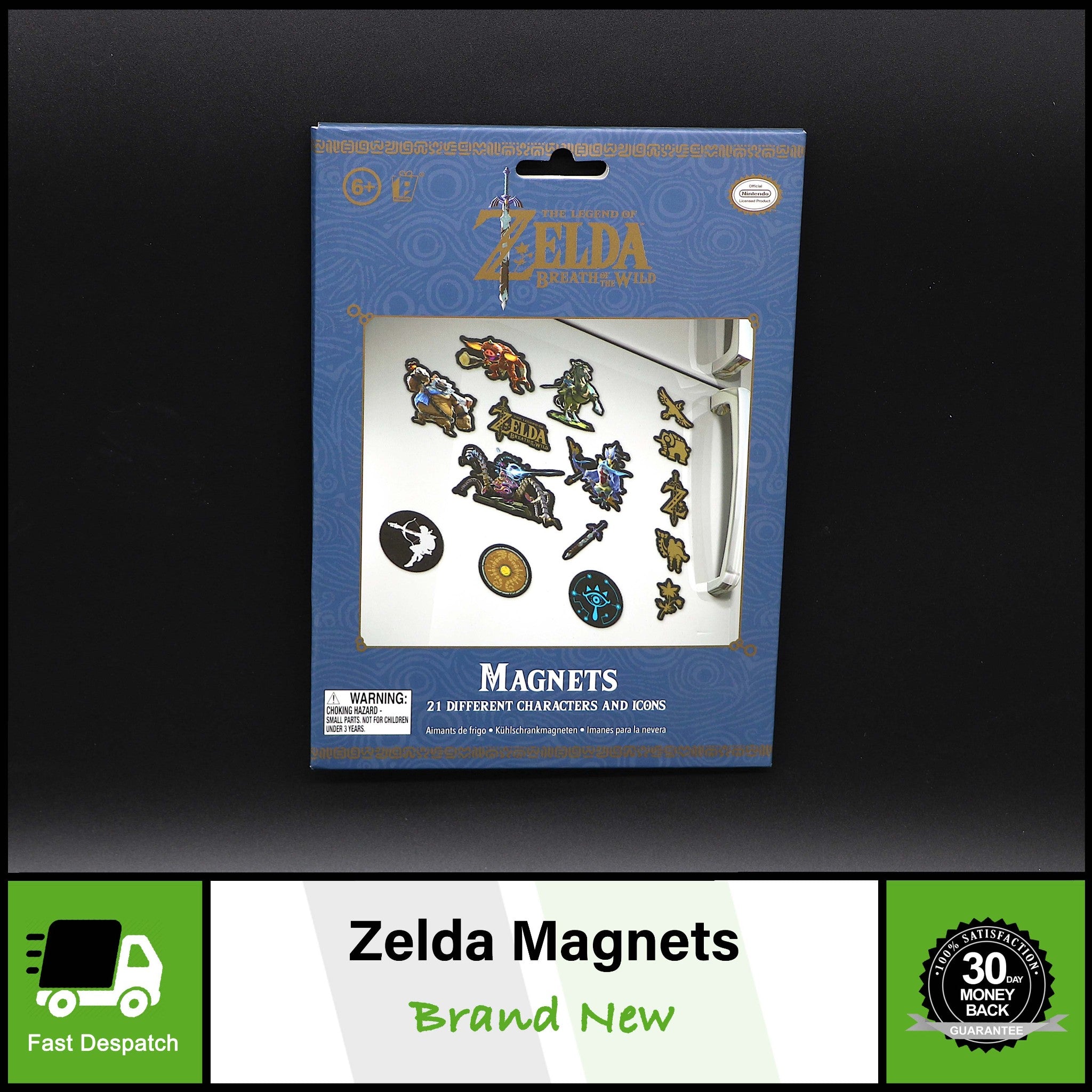 Legend Of Zelda (The) | 21 Breath Of The Wild Magnets | Nintendo Promo