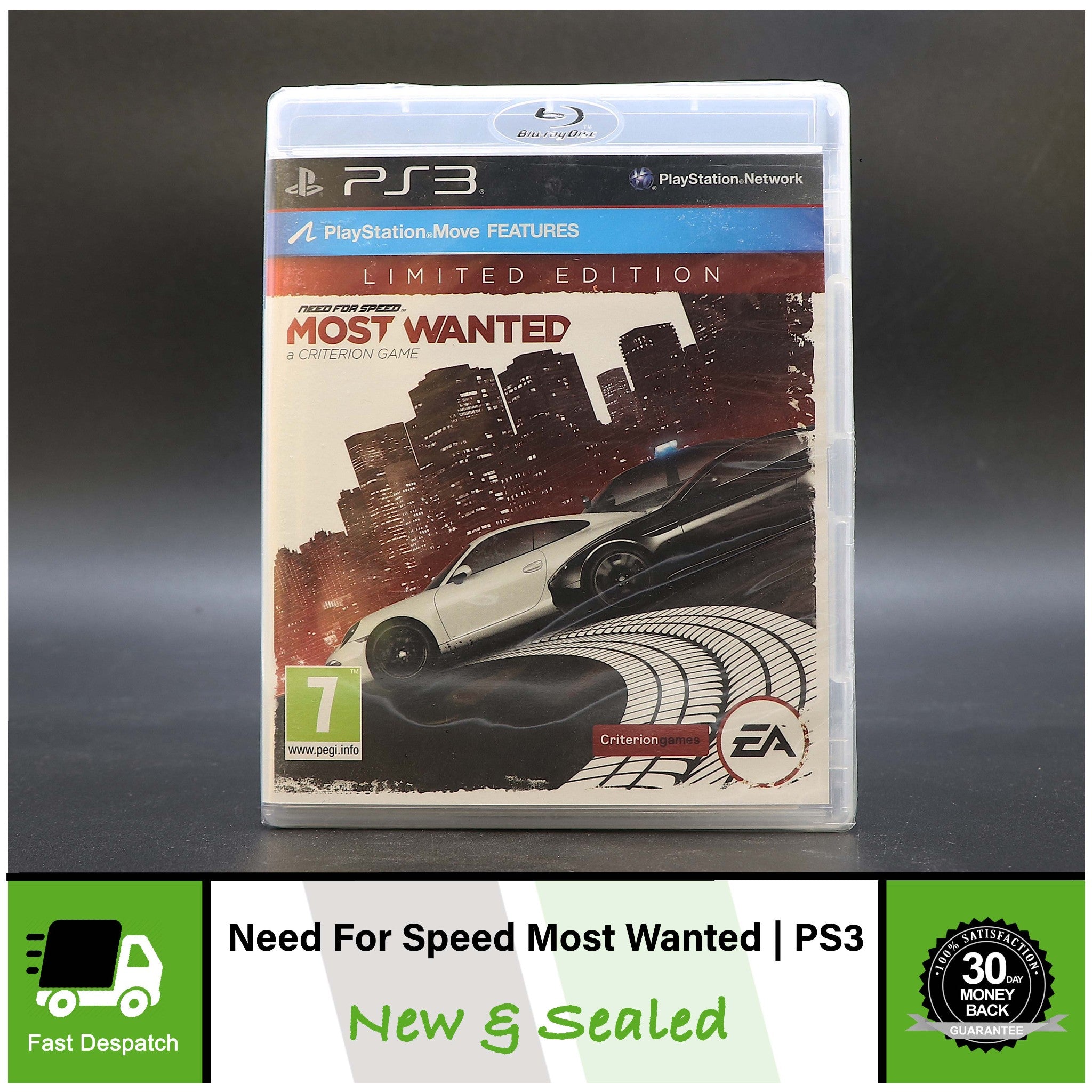 Need For Speed Most Wanted | Limited Edition | Sony PS3 Game | New & Sealed!