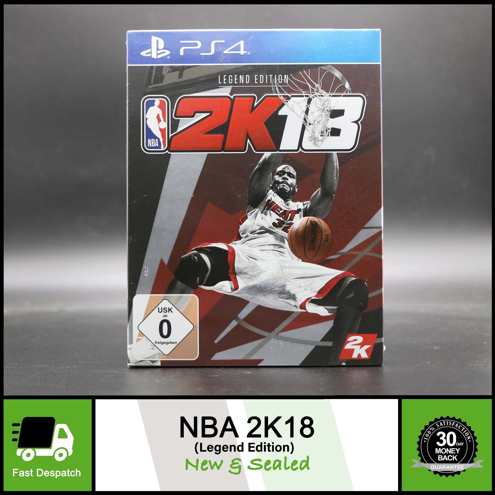NBA 2K18 | Special Limited Legend Edition | Sony PS4 Playstation Game | New