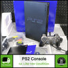 Boxed Black Fat Sony PS2 Console System With Controller | Grade 1