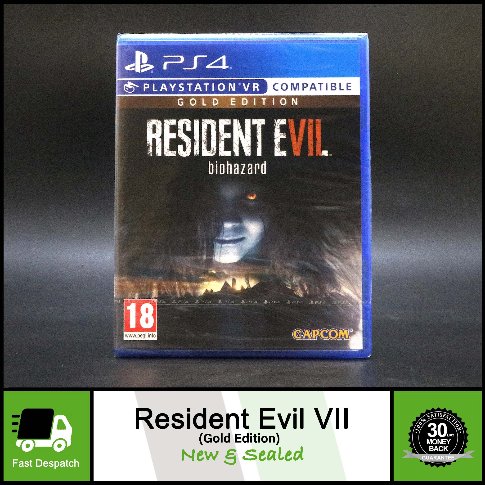 Resident Evil | Biohazard VII 7 | Sony PS4 Game | Gold Edition | New & Sealed