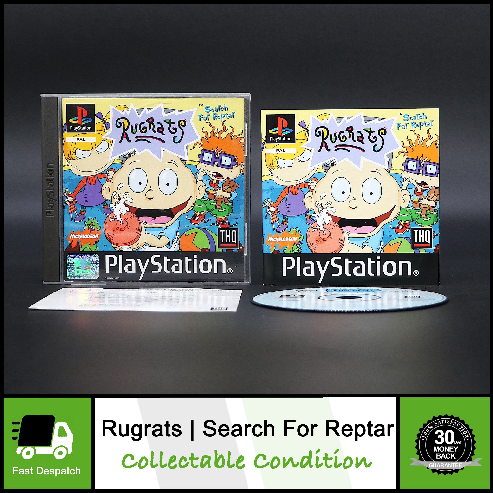 Rugrats | The Search For Reptar | Sony PS1 PSOne Game | Collectable Condition