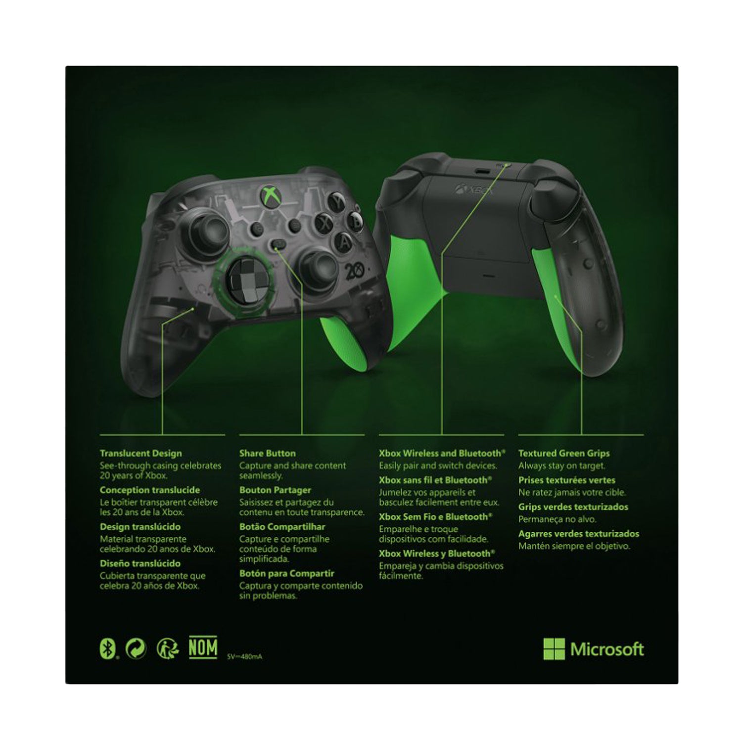 Official Xbox One Series X/S 20th Anniversary Wireless Controller 