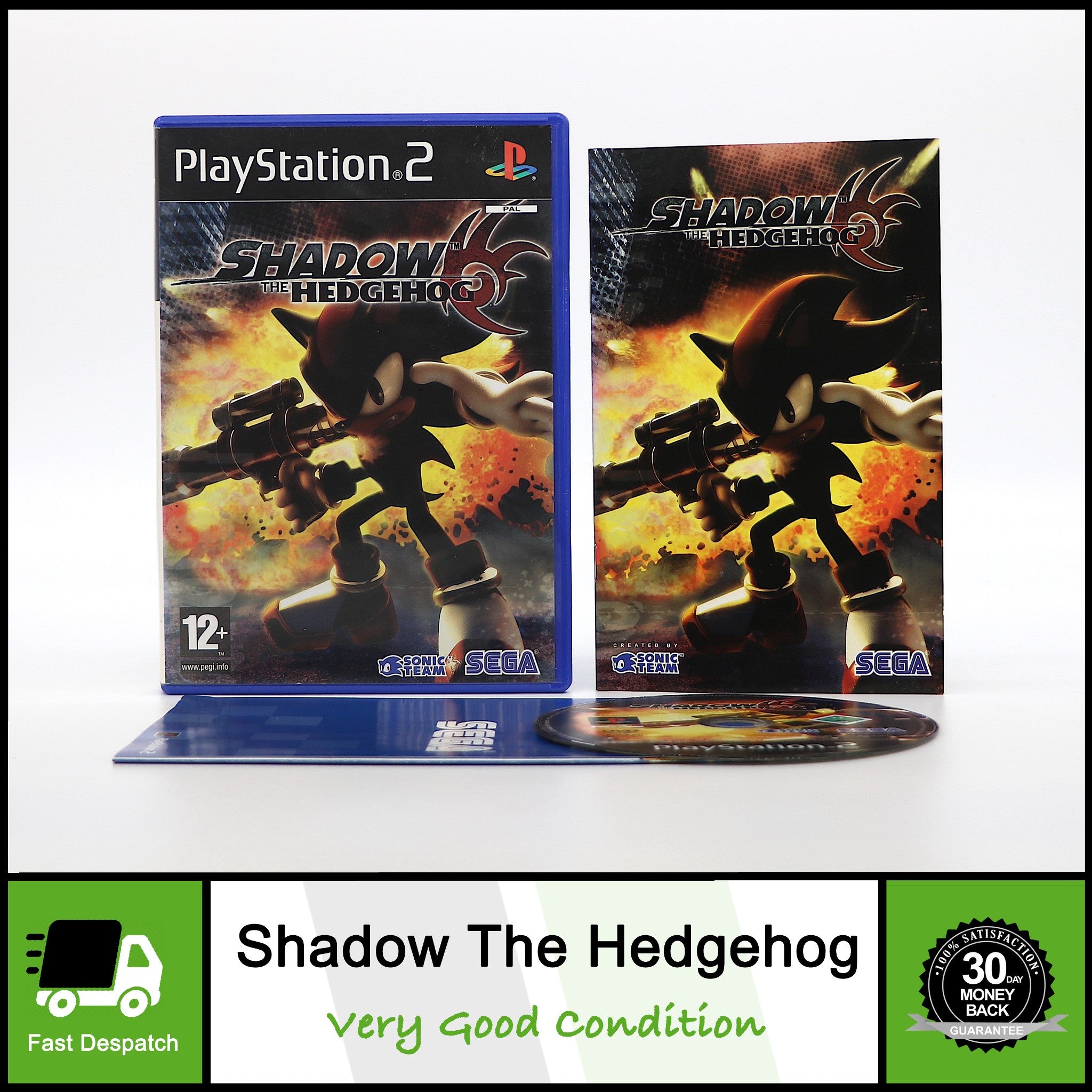 Shadow the Hedgehog | Sony Playstation PS2 Game | VGC!!