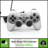 Official Sony Satin Silver Dualshock 2 Controller Control Pad for PS2