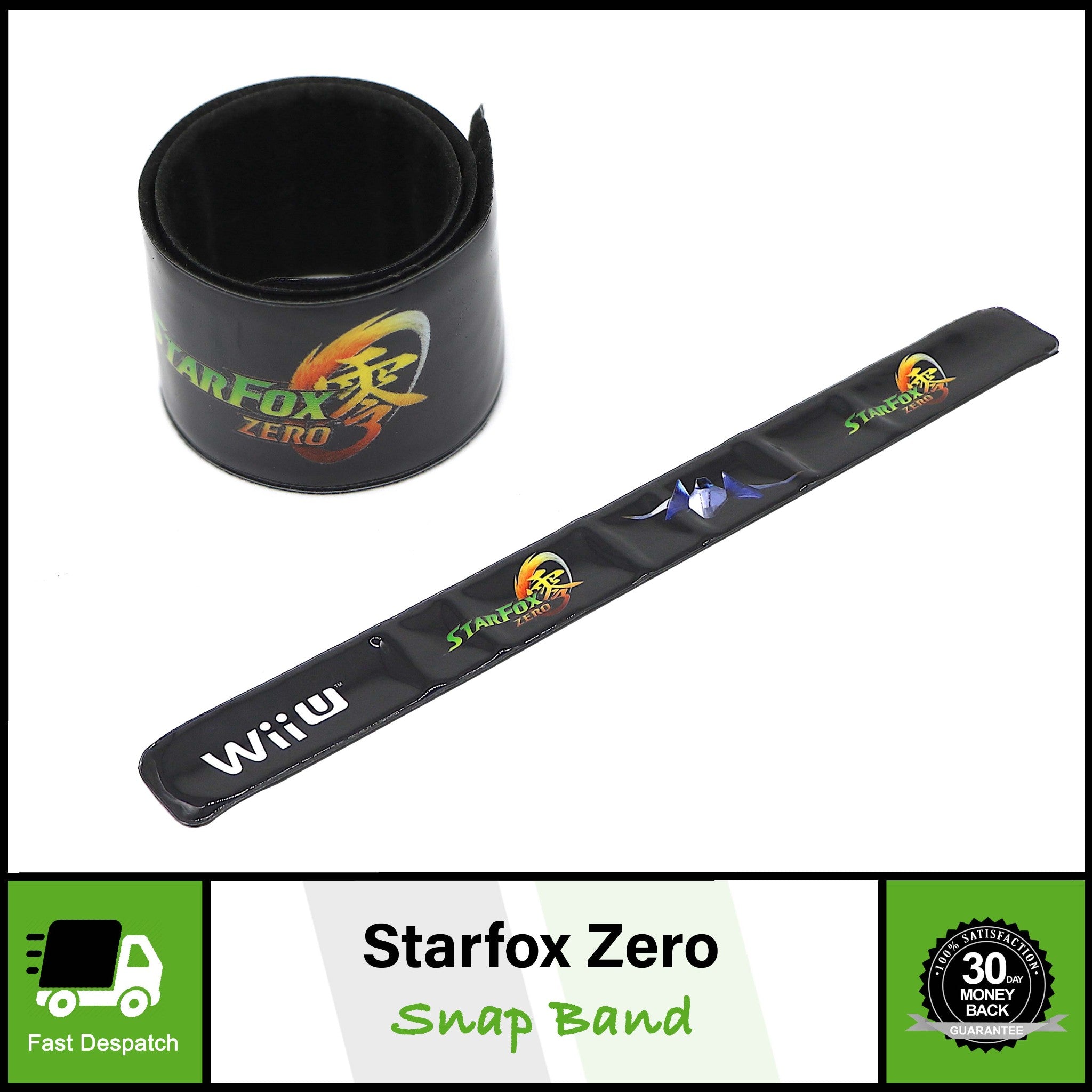 Star Fox Zero | Snap Wrist Band Bracelet | Promo Of Wii U Game