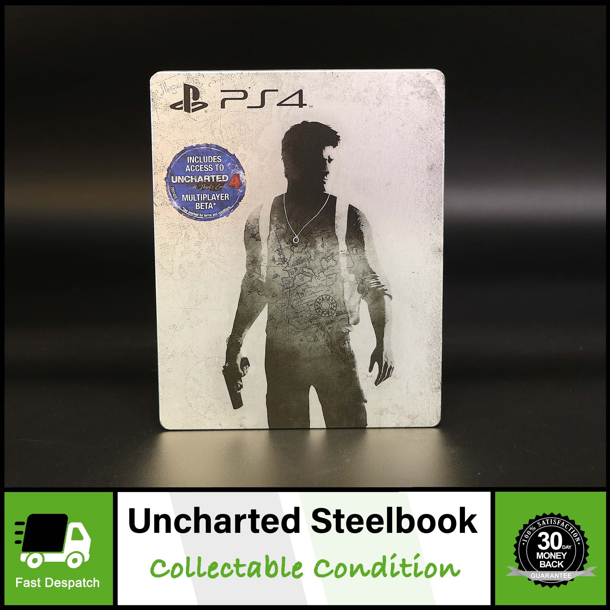 Uncharted Nathan Drake Collection | Special Edition SteelBook Tin Case PS4 | VGC